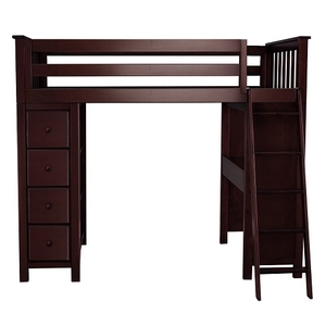 Item # JLB0016 - ADDITIONAL INFORMATION<BR>
Weight: 234.5 lbs<BR>
Dimensions: L 99 W 45.75 H 68.25 in <BR>
Bed Size: Twin<BR>
Finish: Espresso<BR>
